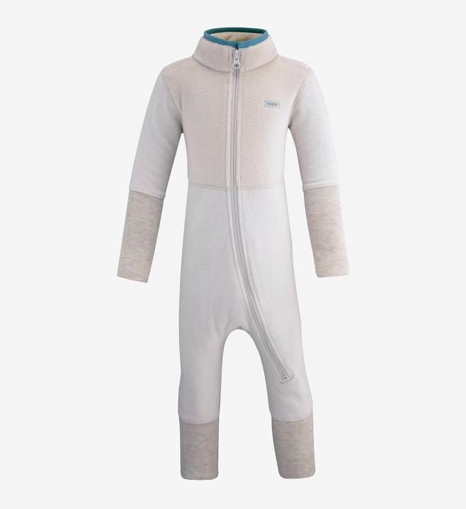 Actual product image Wedze Snowsuit ski suit baby fleece - Midwarm 500 grey (2)
