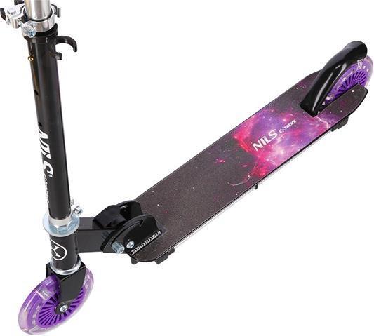 Actual product image Nils Hd025 LED Violet Extreme Scooter
