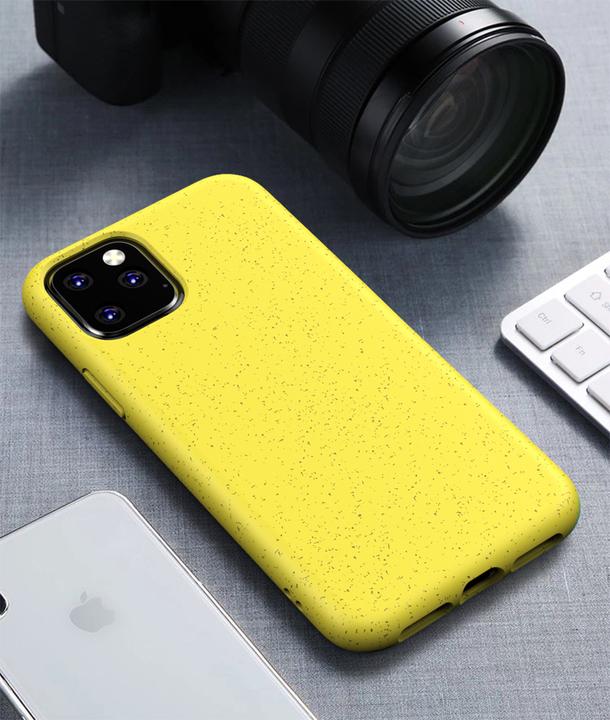 Actual product image cyoo BioCase - iPhone 11 Pro Max - Yellow - Hard Case - Biodegradable