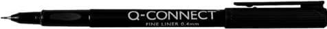 Actual product image Q-Connect Fineliner (Black, 10 x)