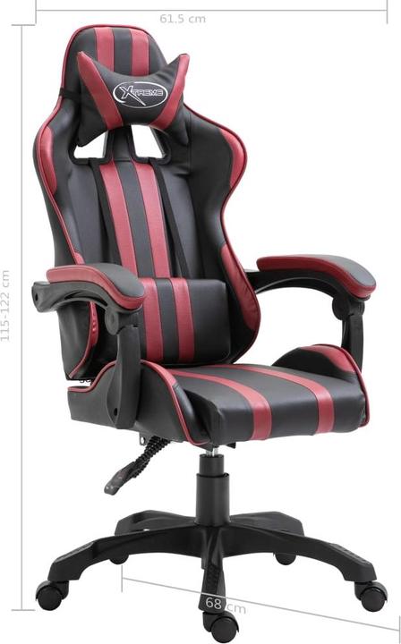Black and wine red