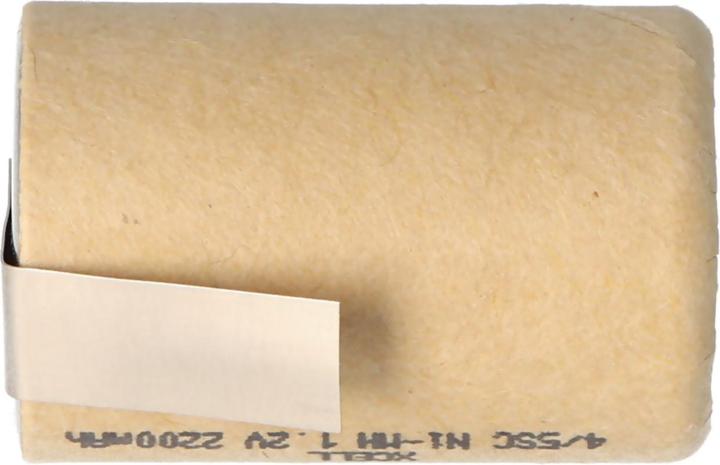 Actual product image AccuCell Battery 4/5 Sub-C with solder tag Z-shape (1.20 V, 2100 mAh)
