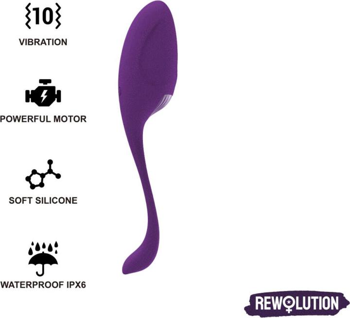 Actual product image Rewolution Vibration egg "Rewovo" with remote control