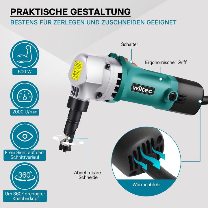 Image du produit Wiltec Blechknabber (2500 mm)