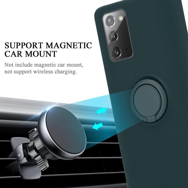 Image du produit Cadorabo TPU Liquid Ring Silicone Case Cover (Samsung Galaxy Note 20)