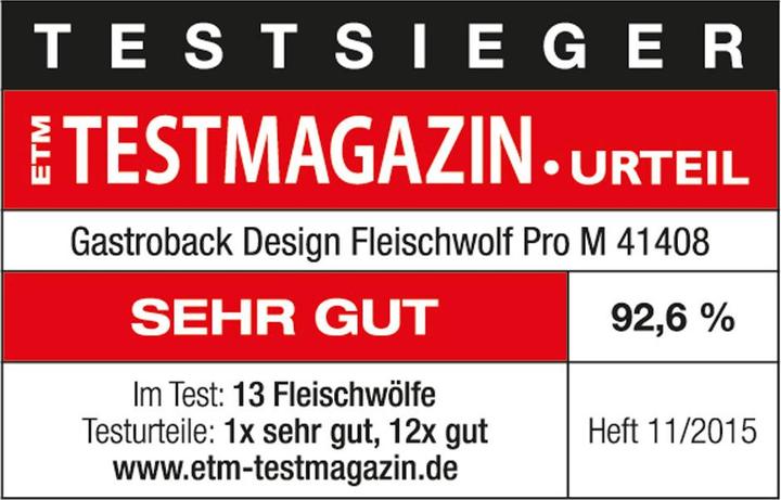 Actual product image Gastroback Design Pro M