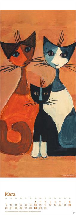 Produktbild Rosina Wachtmeister Vertical Kalender 2026 (24,5 x 69 cm, Deutsch)
