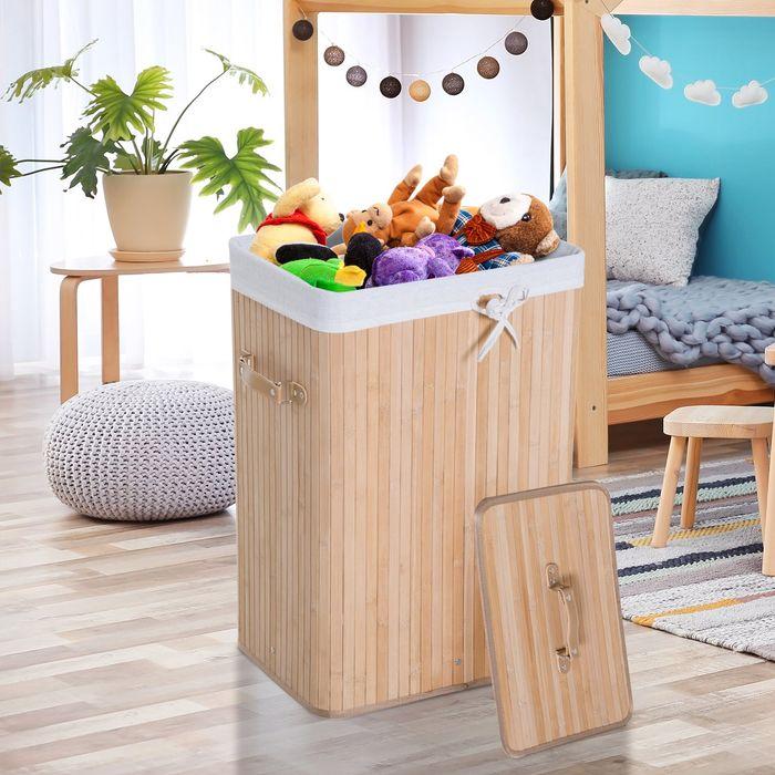 Actual product image Homcom Laundry basket with 2 handles (72 l)