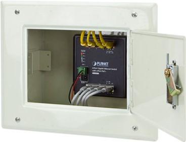 Immagine prodotto Planet Interruttore a parete IP30 8 porte Gigabit 4 porte 802.3AT POE+ da -10 a 60 C 48-56V (8 Porti)