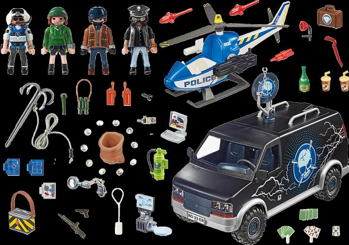Actual product image Playmobil 70575 Police helicopter chase (70575, Playmobil City Life)