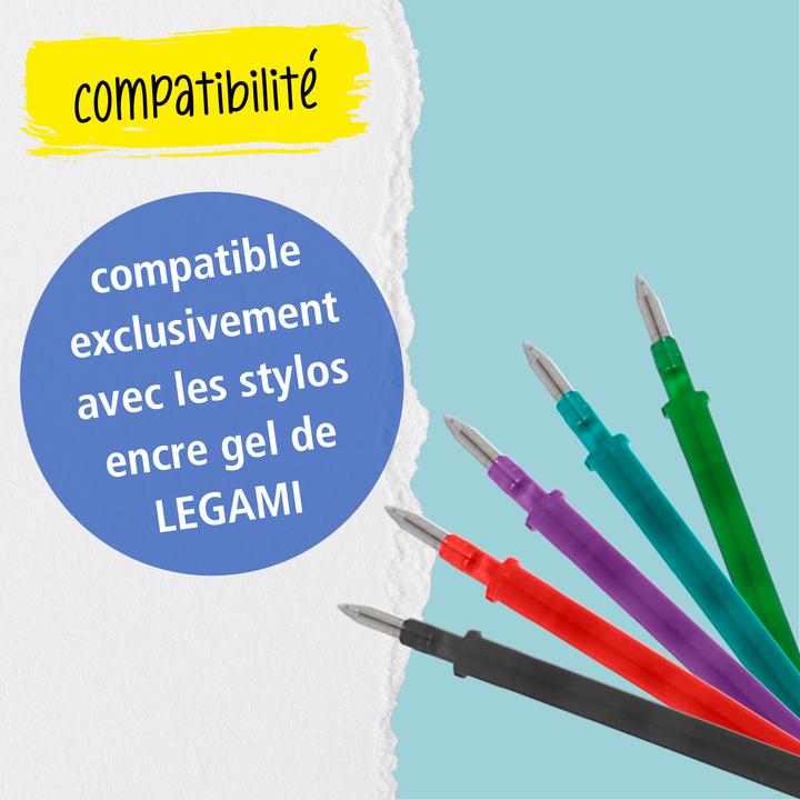 Image du produit Online 3er Pack Gel-Mine magiXX L radierbar, lila (Mine de gel, Violet, 0.70 mm)