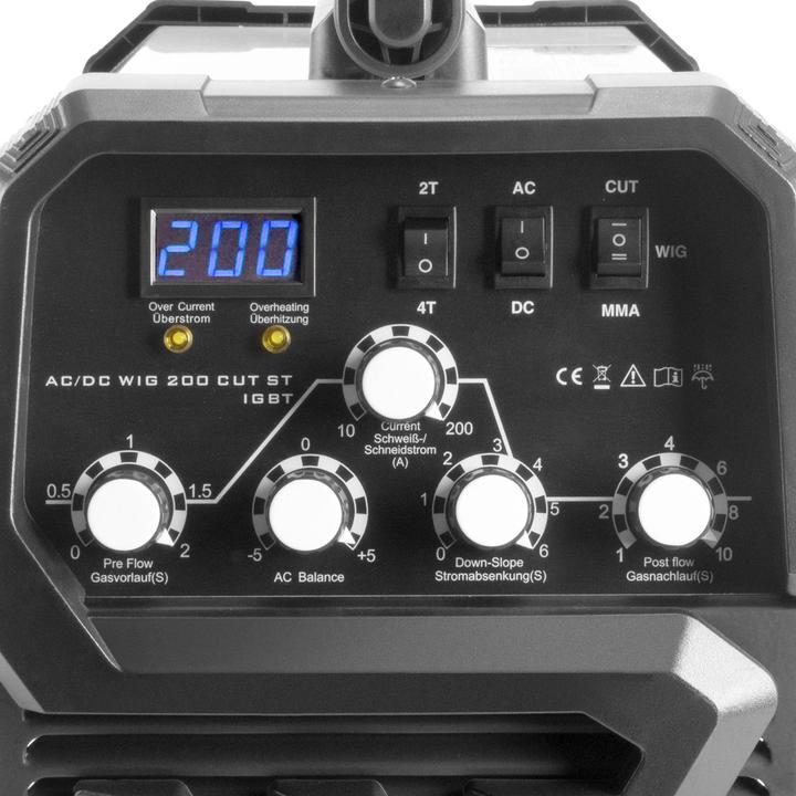 Actual product image Stahlwerk Welding machine AC DC Wig 200 ST IGBT with plasma cutter, fully equipped