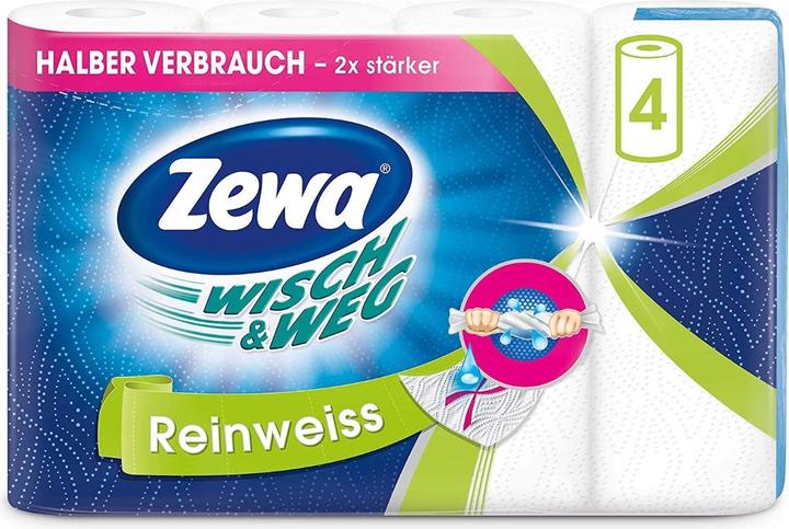 Zewa Wipe&Way Bianco puro (4 x)