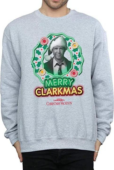 Produktbild National Lampoon´s Vacation National Lampoon's Christmas Vacation Greyscale Clarkmas Sweatshirt weihnachtliches Design (XXL)