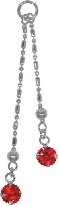 Produktbild Bijouteria Bauchpiercing-Anhänger (Silber 925, Kristall)