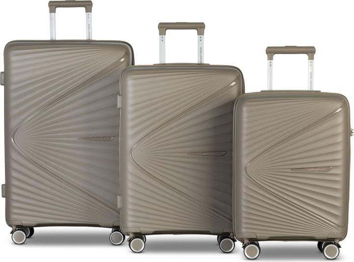Produktbild Worldpack Vegas 4 Rollen Kofferset 3-teilig (173 l, XL (ab 115l))
