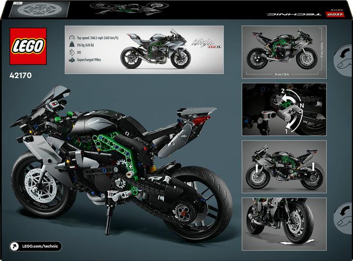 Actual product image LEGO Kawasaki Ninja H2R Motorrad (42170, LEGO Technic)