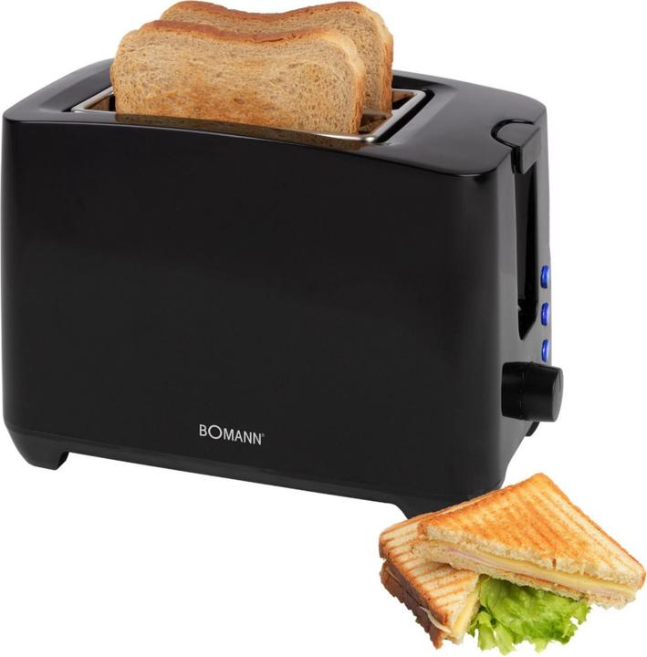 Actual product image Bomann TA 6065 CB Toaster black