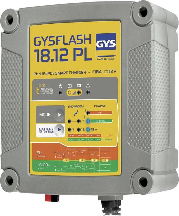 Actual product image GYS GYSFLASH 18.12 PL 026926 Automatic charger 12 V 18 A (12V)