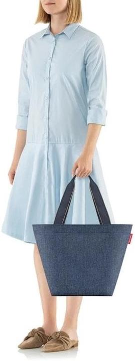 Image du produit reisenthel Sac Shopper M Herringbone Dark Blue