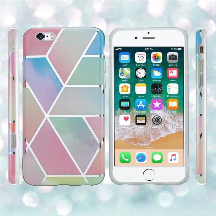 Produktbild Cadorabo IMD TPU Bunter Marmor Cover (Apple iPhone 6)