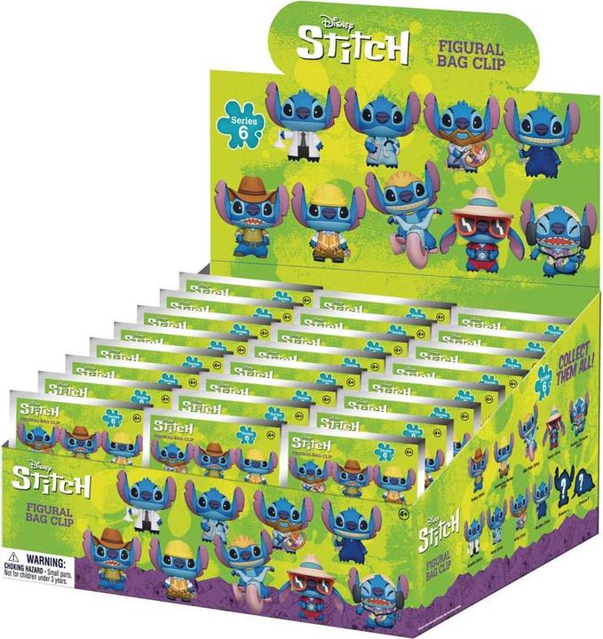 Produktbild Monogram Int. Lilo & Stitch 3D PVC-Taschenanhänger Series 6 Display (24)