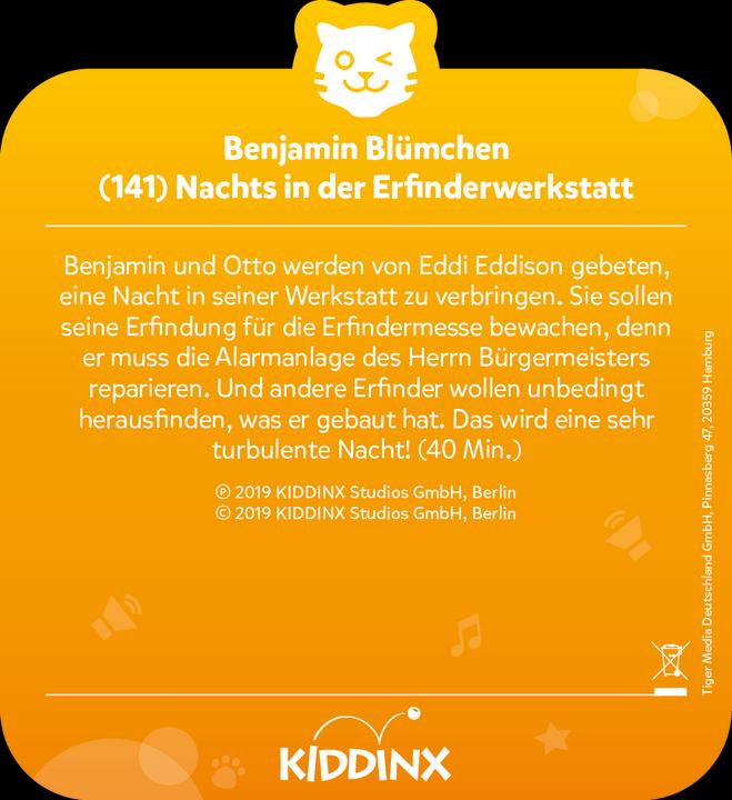 Produktbild Tigermedia Tigercard Benjamin Blümchen Nachts in der Erfinderwerkstatt (Folge 141) (Deutsch)
