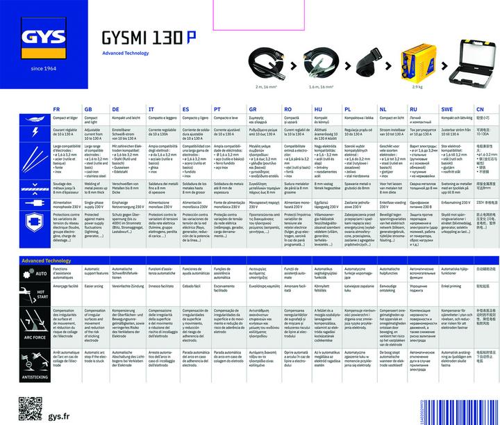 Image du produit GYS Gysmi-130P