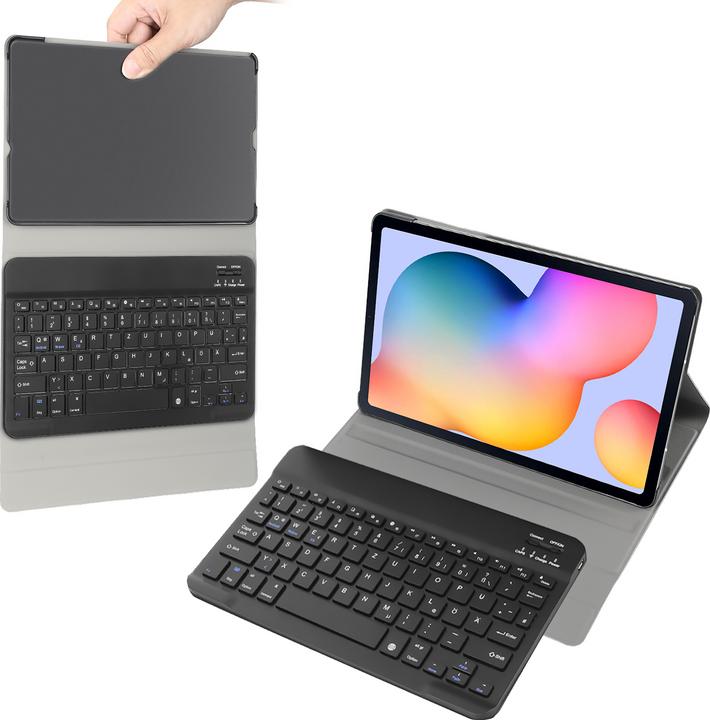 Produktbild Cazy QWERTZ Bluetooth Keyboard hoes voor Samsung Galaxy Tab S6 Lite - zwart (DE, Galaxy Tab S6 Lite)