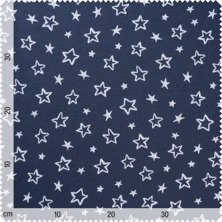 Actual product image VBS Jersey fabric "Stars" 150 cm wide, yard goods