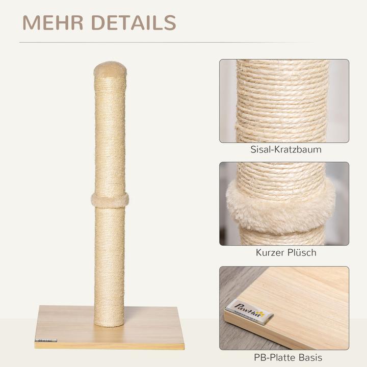 Actual product image Jamb Scratching trunk (60 cm, Beige, Nature)
