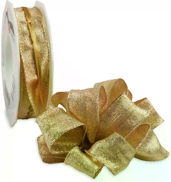 Actual product image Pattberg Gift ribbon Astoria ribbon 25 mm x 20 m, gold (Gift ribbon, 1 x)