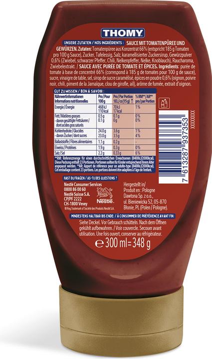 Image du produit THOMY Sauce américaine BBQ 300 ml (300 g)