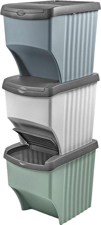 Weber Home Recycling Tower 3er mehrfarbig