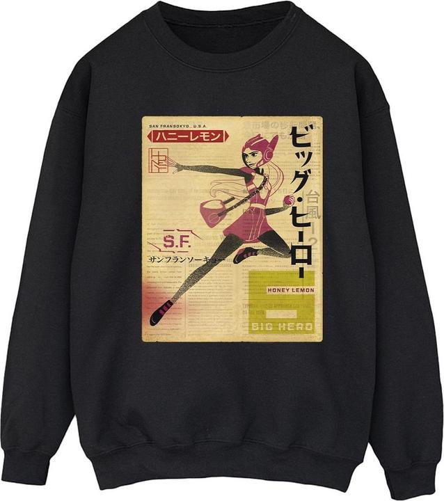 Produktbild Disney Big Hero 6 Baymax Honey Lemon Newspaper Sweatshirt (XL)