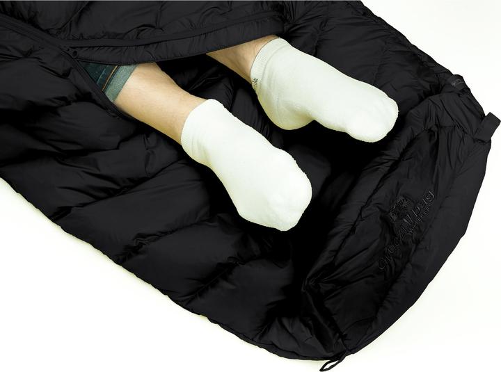 Actual product image Grüezi Bag Biopod DownWool Extreme Light Black Ed. (215 cm)