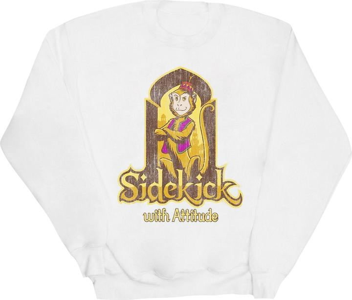 Disney Mädchen Aladdin Film Abu Sidekick mit Attitude Sweatshirt (152, 158)