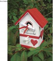Actual product image Rayher Wooden Birdhouse Box FSC Mix Credit