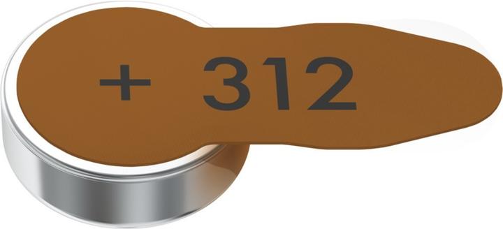 Actual product image Varta Hearing aid batteries type 312, 1.4V (6-pack) (6 pcs., A312, 180 mAh)