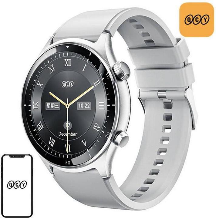 Actual product image QCY S7 smartwatch (silver)
