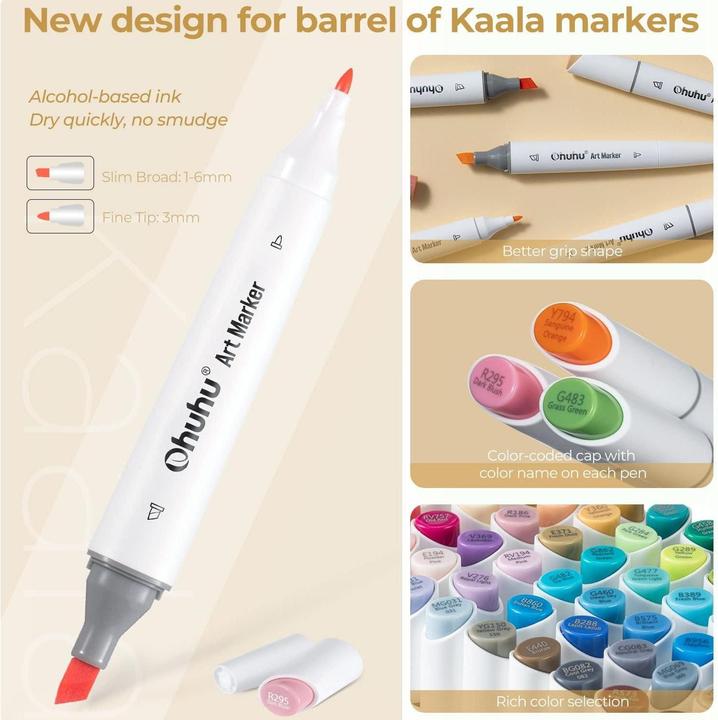 Produktbild Ohuhu Kaala (Mehrfarbig, 24 x)