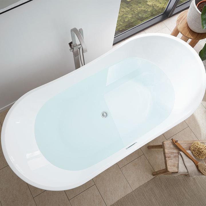 Produktbild Home Deluxe Badewanne freistehend RAVO ohne Armatur - 170x80x72cm (80 cm, 170 cm)