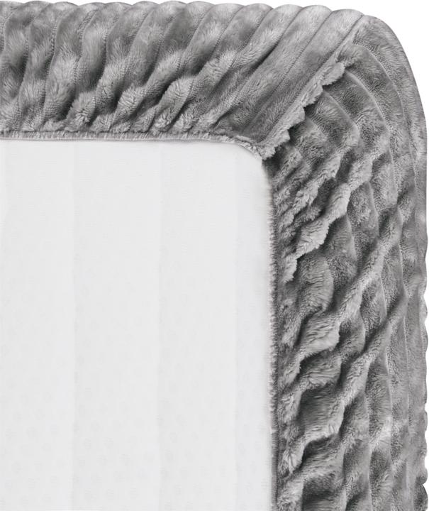 Actual product image Aspero 2 Spannbettlaken aus Streifen-Flanell Parana (160 x 200 cm)