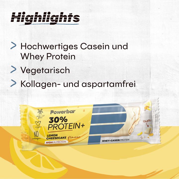 Actual product image Powerbar ProteinPlus Bar (15 x 55g) (Lemon, Cheesecake, 15 pcs., 825 g)