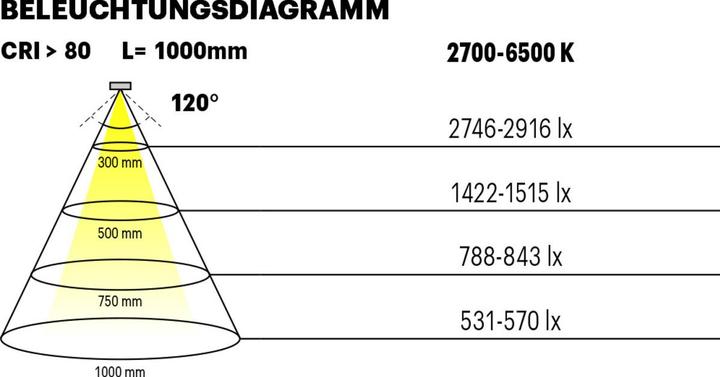 Immagine prodotto L&S Nastri LED Tudo HE Emotion 9.8 / 24 V (Bianco neutro, 5000 cm, Interno)