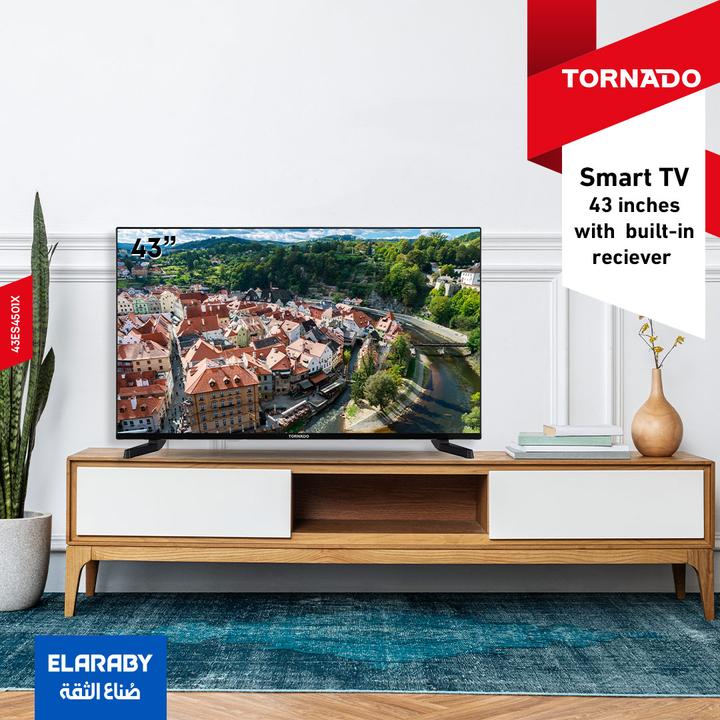 Immagine prodotto Tornado LED-TV Smart 45ES4301X, 109 cm (43"), EEK: E, Full-HD Frameless Linux (43", LED, Full HD)