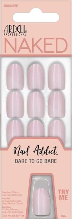 Ardell Nail Addict Naked Collection Innocent 28 Stk (Kunstnägel, Nude)