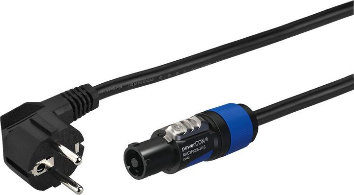 Image du produit Monacor Câble Powercon Schuko (2 m)