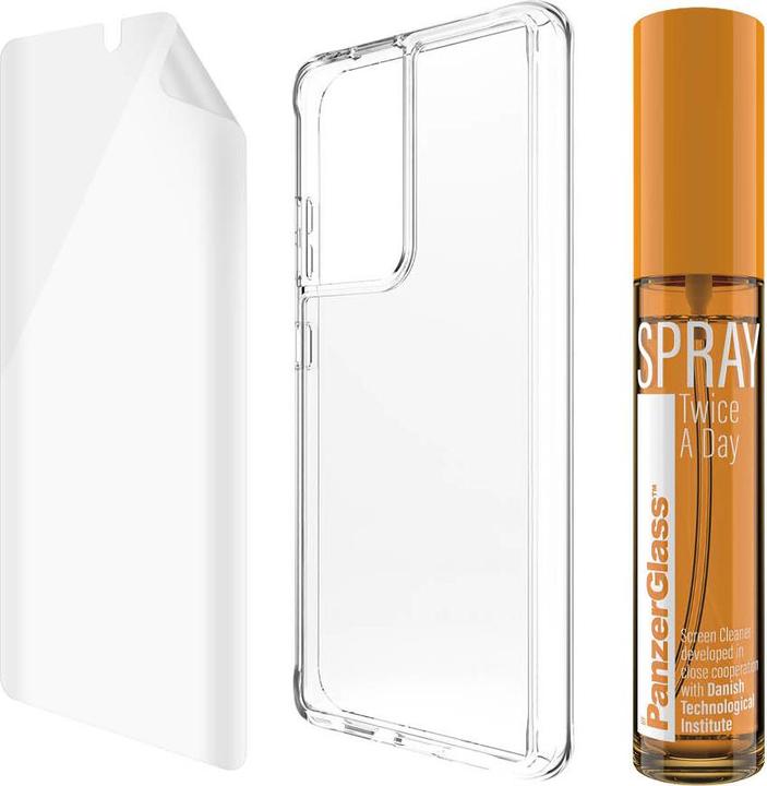 Actual product image PanzerGlass 360° Protection - Glass + Cover (1 Piece, Samsung Galaxy S21 Ultra)