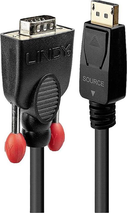 Produktbild Lindy DisplayPort — VGA (3 m, DisplayPort, VGA)
